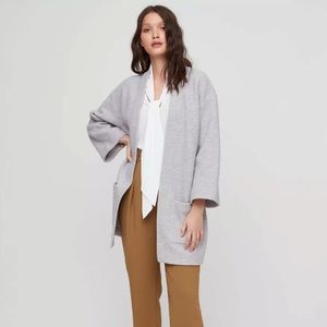 Wilfred Light Gray Women's Cape Jacket